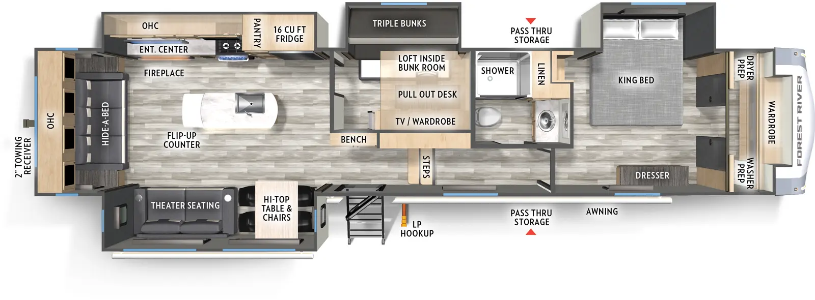 Cardinal 36MB Floorplan